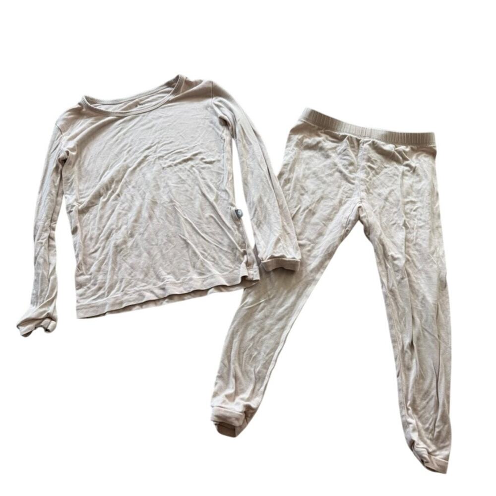 Kyte Baby Matching Set Pajama Neutral Unisex 3T Bamboo